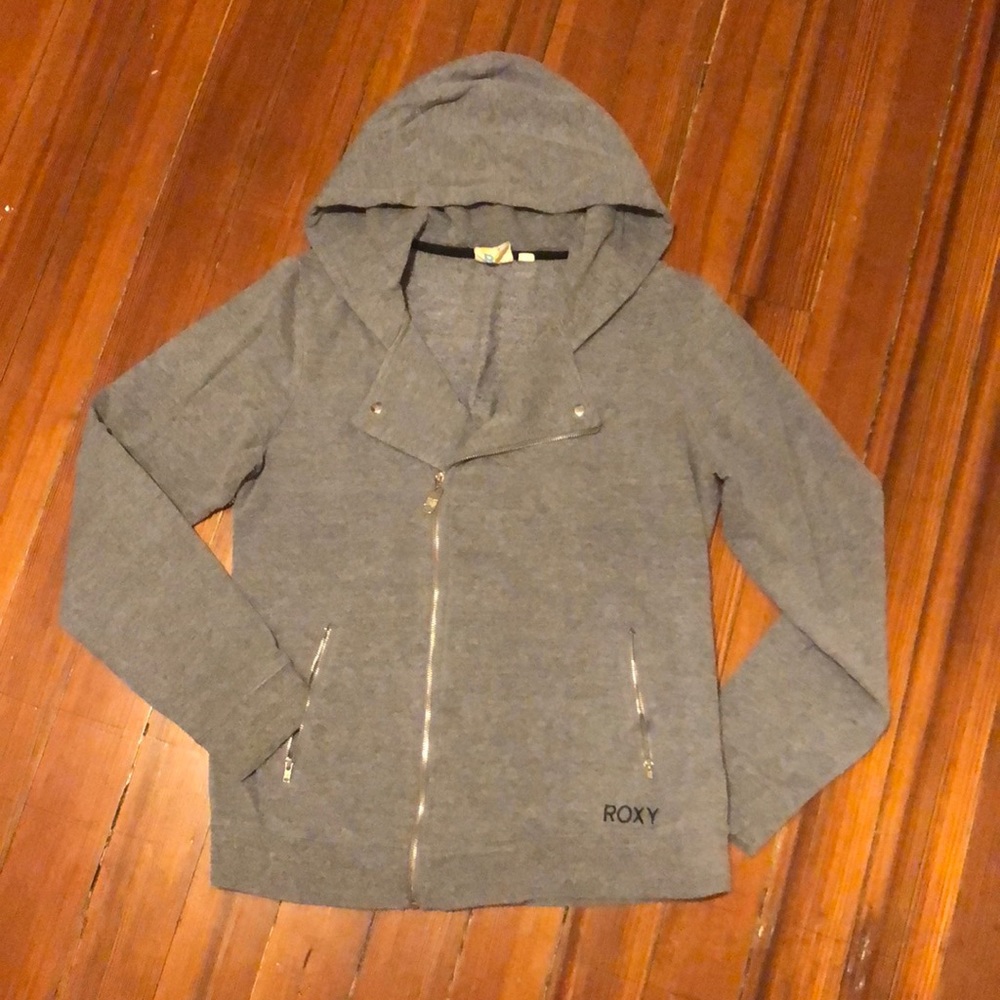 Biker Jacket Detail Hoodie
